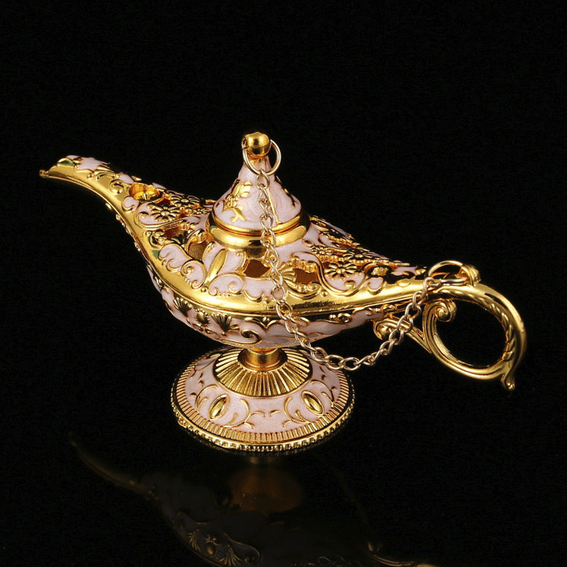 Aladdin Magic Lamp Russian Wishing Lamp Thousand And One Nights Blessing Living Room Southeast Asian Style Crafts Ornaments