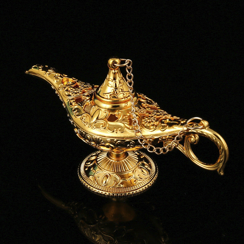 Aladdin Magic Lamp Russian Wishing Lamp Thousand And One Nights Blessing Living Room Southeast Asian Style Crafts Ornaments