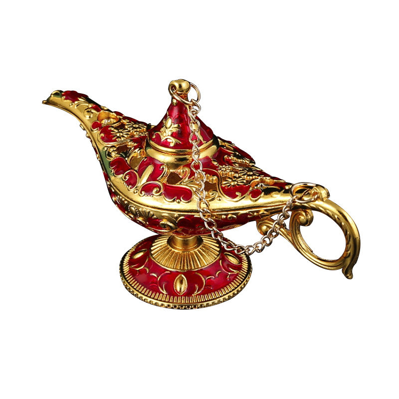 Aladdin Magic Lamp Russian Wishing Lamp Thousand And One Nights Blessing Living Room Southeast Asian Style Crafts Ornaments