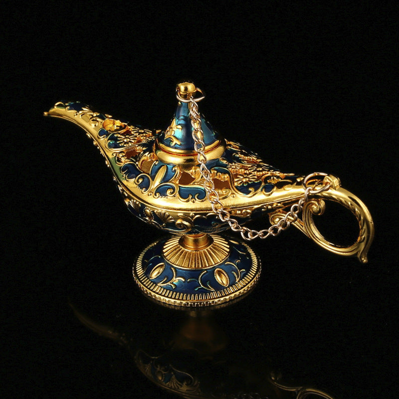 Aladdin Magic Lamp Russian Wishing Lamp Thousand And One Nights Blessing Living Room Southeast Asian Style Crafts Ornaments