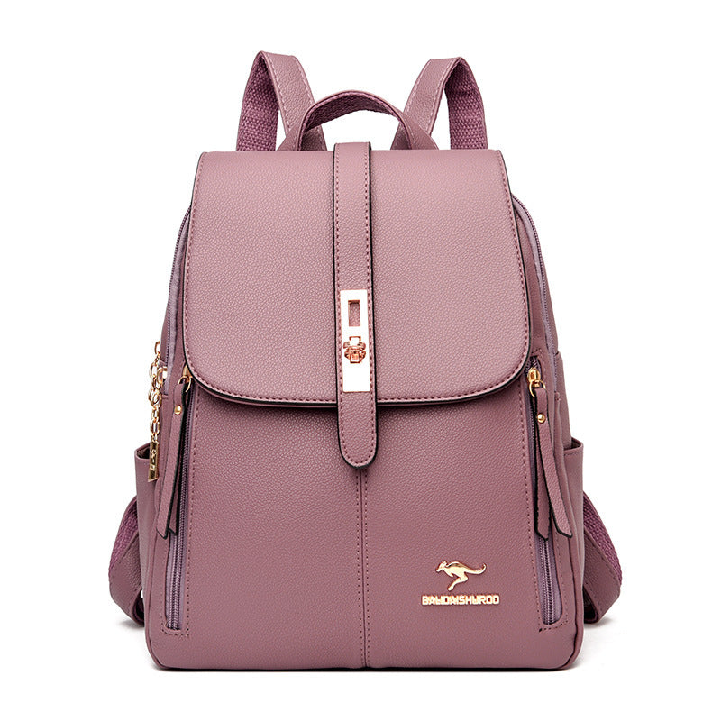 Backpack Women&#039;s 2023 New Korean Style Simple Fashion Women&#039;s Backpack Commuter All-match Large Capacity Shoulder Casual Bag