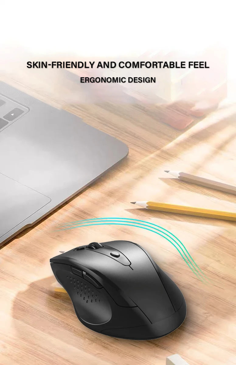 Wireless Mouse 2.4G USB Silent Mouse Adjustable DPI Suitable for Android Windows