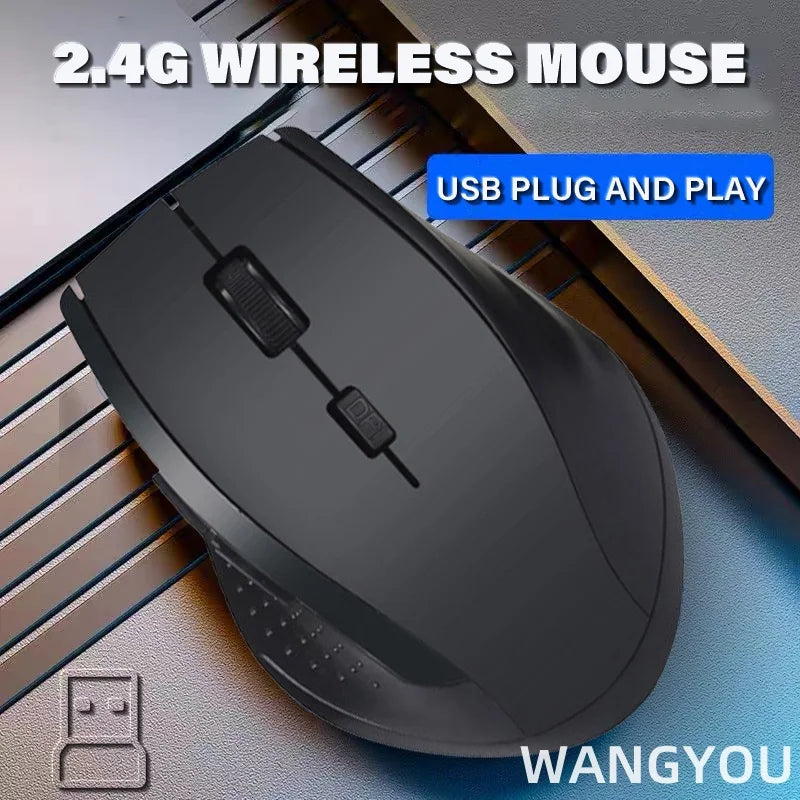 Wireless Mouse 2.4G USB Silent Mouse Adjustable DPI Suitable for Android Windows