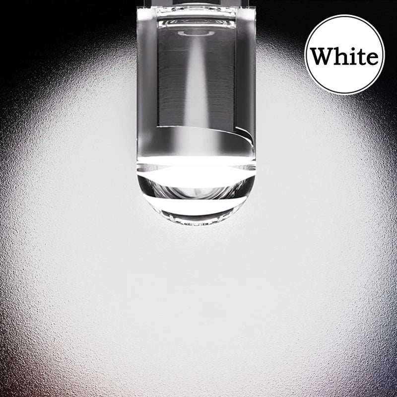 W5W Led T10 Car Light COB Glass 6000K White 12V Auto Automobiles License Plate Lamp Dome Reading Lamps DRL Bulb Accessories