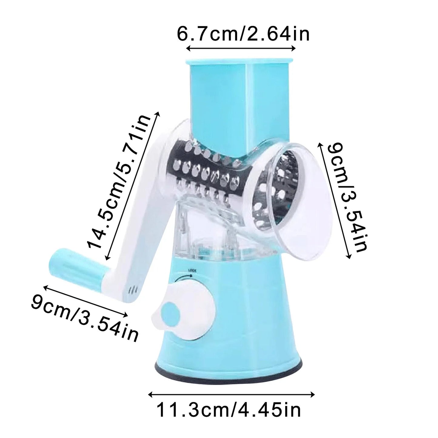 Household Kitchen Grater Vegetable Cutting Machine Hand-Cranked Cutter Multi-Functional