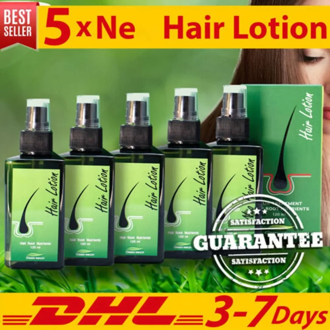 120ml Ne Hair Lotion Hair Root HAIR BEARD SIDEBURNS LONGER Herbs 100% Original Thailand Free Gift