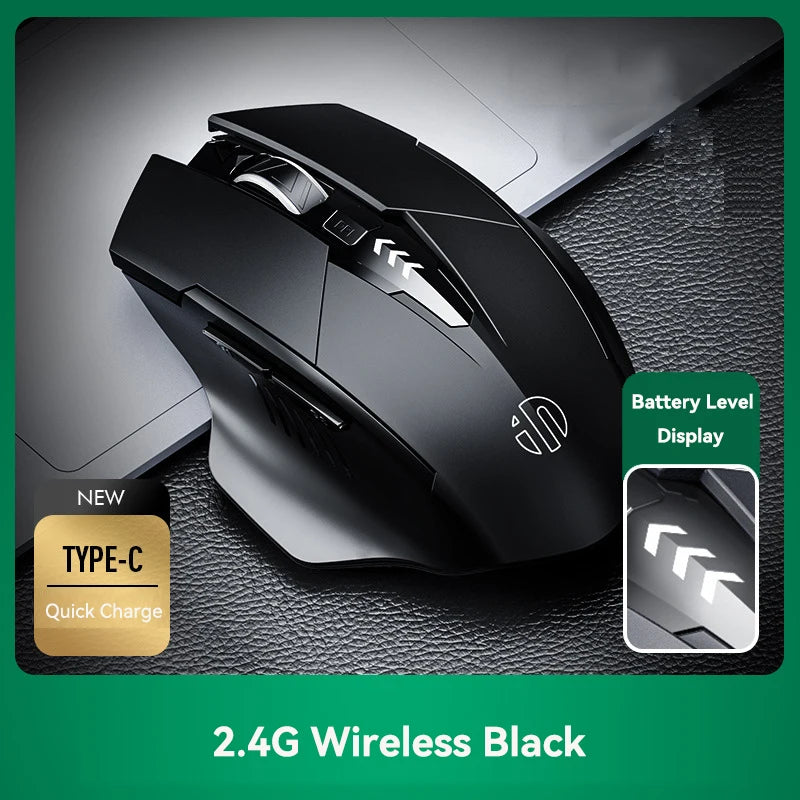 Bluetooth Rechargeable Wireless Mouse 2.4G PM6 Wireless Mouse Office Mute Support PC Laptop Tablet Gamer Mouse For Computer