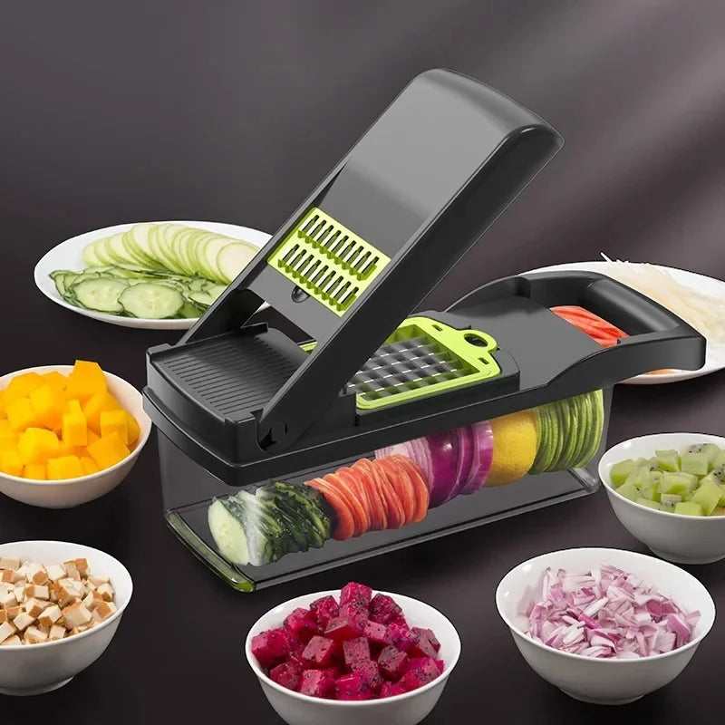 Multifunctional Vegetable Chopper Handle Food Grate Food Chopper