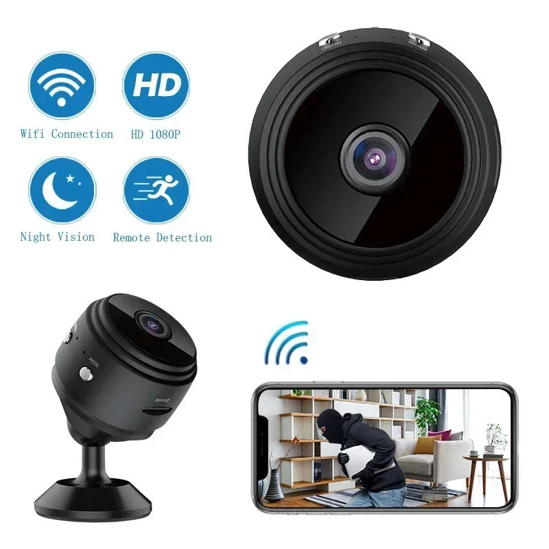 A9 WiFi Mini Camera HD Wireless Video Recorder Voice Recorder Security Monitoring Camera Smart Home For Infants And Pets