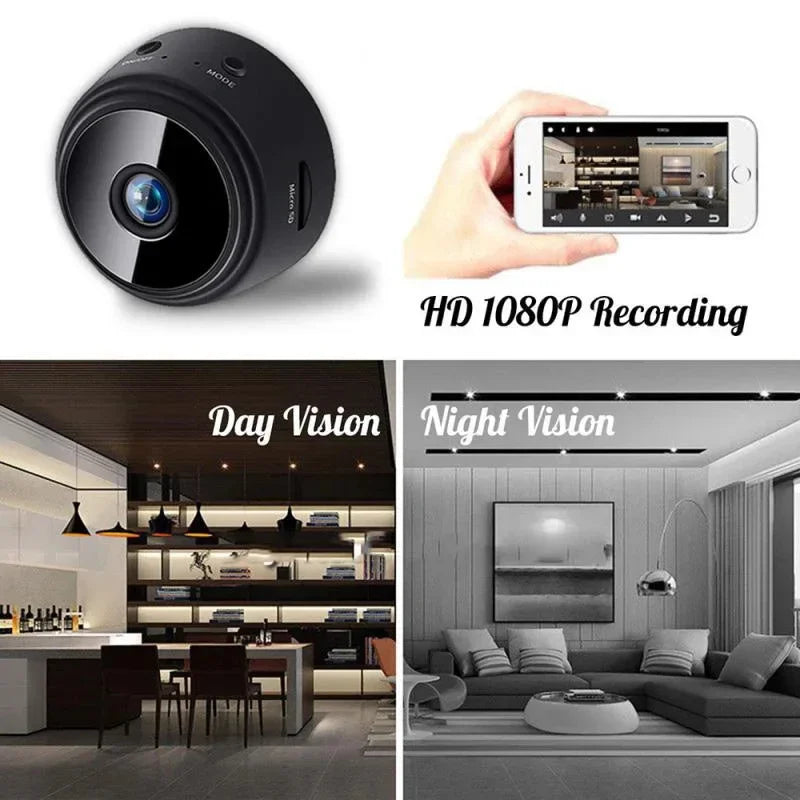 A9 WiFi Mini Camera HD Wireless Video Recorder Voice Recorder Security Monitoring Camera Smart Home For Infants And Pets