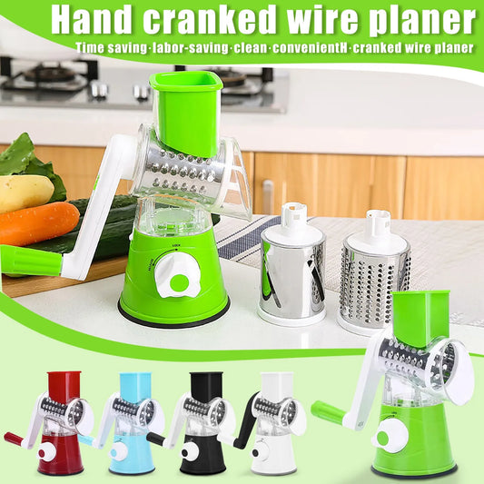 Household Kitchen Grater Vegetable Cutting Machine Hand-Cranked Cutter Multi-Functional