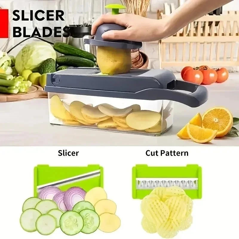 Multifunctional Vegetable Chopper Handle Food Grate Food Chopper